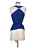 Ranna Gill Blue Sleeveless Blouse Size XS - photo 2