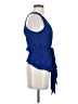 Ranna Gill Blue Sleeveless Blouse Size XS - photo 4