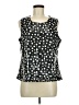 Laura Ashley Black Sleeveless Blouse Size M - photo 1