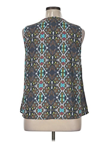 Skies Are Blue Sleeveless Blouse (view 2)
