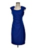 Calvin Klein 100% Polyester Blue Cocktail Dress Size 4 - photo 1