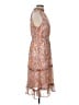 1.State Paisley Orange Cocktail Dress Size L - photo 4
