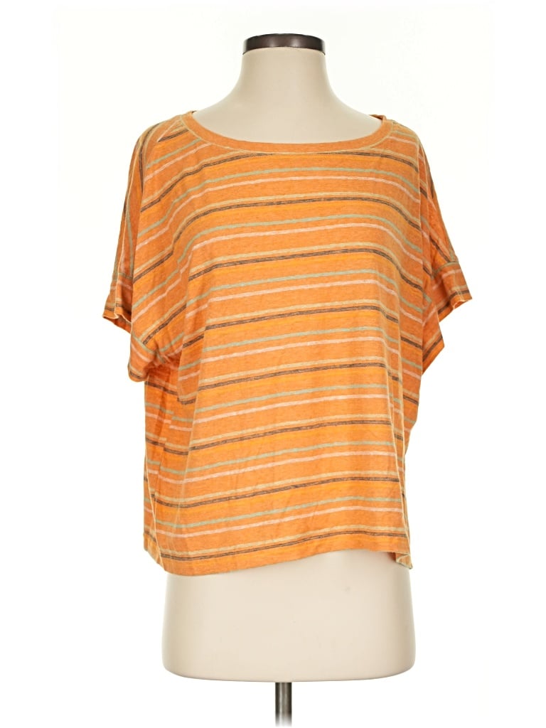 Pre-owned Prana Short Sleeve T-shirt In Orange