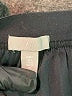 H&M 100% Polyester Solid Black Formal Skirt Size L - photo 4