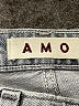 AMO Chevron-herringbone Blue Jeans Size 24 waist - photo 7
