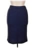 St. John Couture Tweed Blue Formal Skirt Size 14 - photo 1