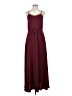 C. Luce 100% Polyester Burgundy Casual Dress Size S - photo 1
