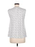 Ann Taylor Factory Polka Dots White Sleeveless Blouse Size M - photo 2