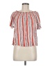 ee:some 100% Rayon Orange Short Sleeve Blouse Size M - photo 1