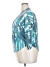 Ariella Tie-dye Teal 3/4 Sleeve Blouse Size 22 (estimated) - photo 5