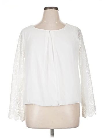 By & By 3/4 Sleeve Blouse (view 1)