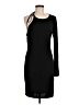 Halston Solid Black Cocktail Dress Size 12 - photo 1