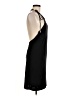 Halston Solid Black Cocktail Dress Size 12 - photo 4