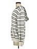 Lou & Grey Stripes Silver Pullover Sweater Size M - photo 5