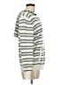 Lou & Grey Stripes Silver Pullover Sweater Size M - photo 4