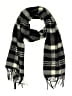 Unbranded Plaid Black Scarf One size - photo 1