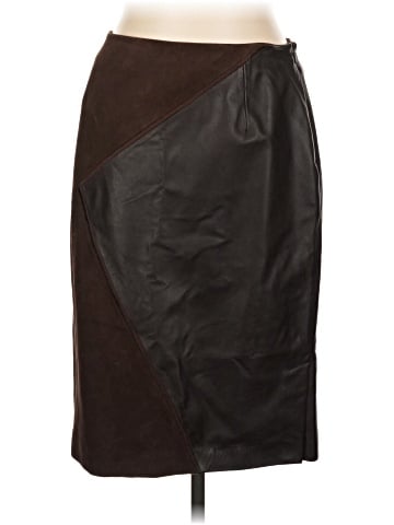 Lafayette 148 New York Faux Leather Skirt (view 1)