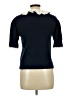 Zara Blue 3/4 Sleeve Top Size L - photo 2