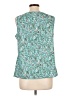 Blooming Jelly Teal Sleeveless Blouse Size L - photo 2