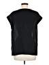 A.L.C. 100% Silk Black Short Sleeve Silk Top Size 6 - photo 2