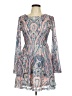 Buffalo by David Bitton 100% Polyester Paisley Blue Cocktail Dress Size M - photo 1