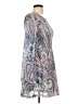 Buffalo by David Bitton 100% Polyester Paisley Blue Cocktail Dress Size M - photo 4