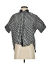 Madewell 100% Cotton Checkered-gingham Black Gingham-Play Button-Down Shirt Size XS - photo 1