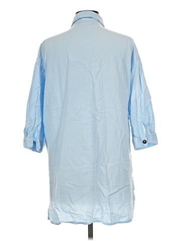 Zeagoo 3/4 Sleeve Button-Down Shirt (view 2)