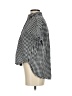 Madewell 100% Cotton Checkered-gingham Black Gingham-Play Button-Down Shirt Size XS - photo 5