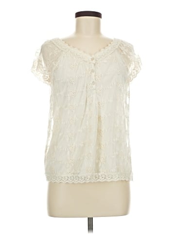 Ultra Pink Short Sleeve Blouse (view 1)