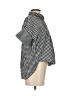 Madewell 100% Cotton Checkered-gingham Black Gingham-Play Button-Down Shirt Size XS - photo 4