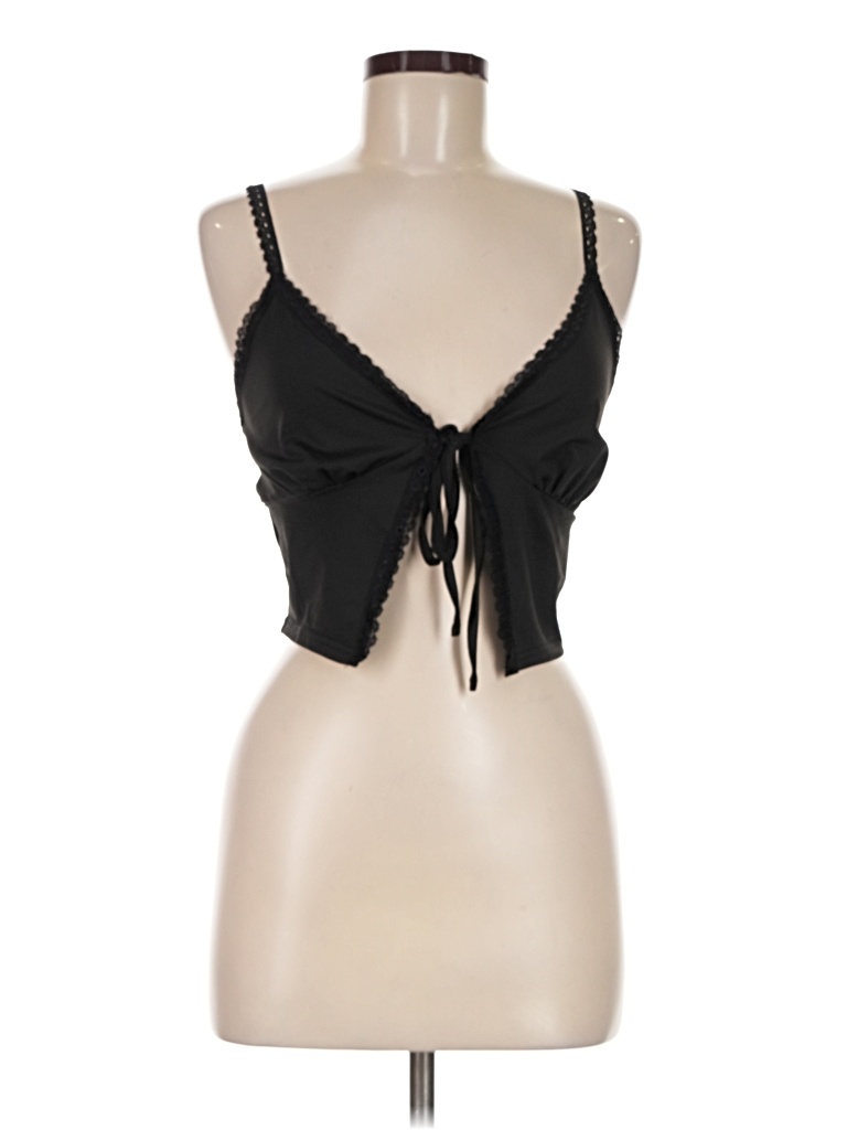Pre-owned Shein Sleeveless Blouse In Black