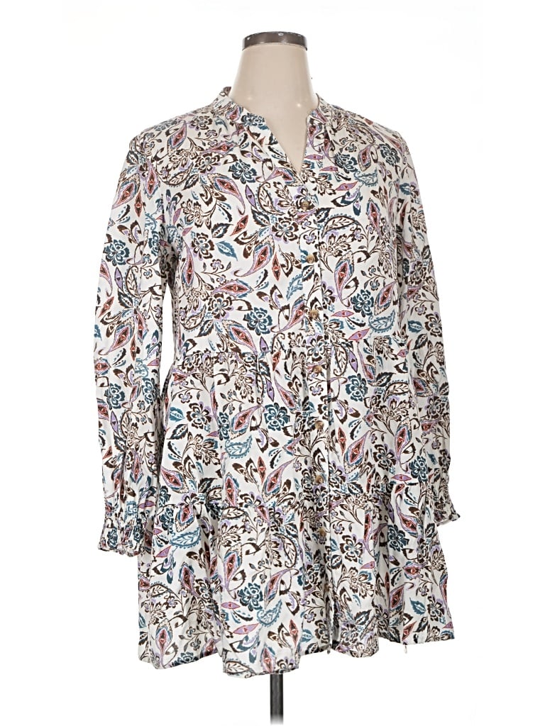 Pre-owned Kut From The Kloth Casual Dress In White