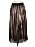 Alice + Olivia 100% Polyester Metallic Gold Formal Skirt Size 8 - photo 2