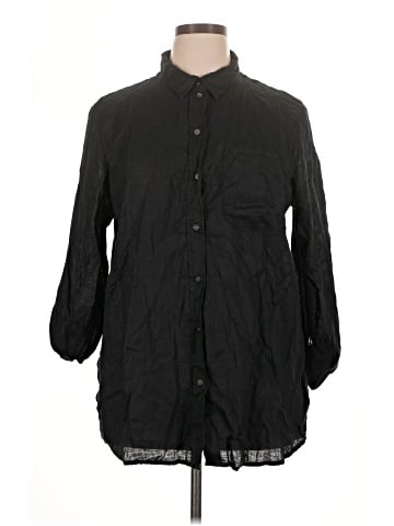 Gap 3/4 Sleeve Button-Down Shirt (view 1)
