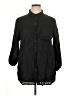 Gap 100% Linen Black 3/4 Sleeve Button-Down Shirt Size XL - photo 1