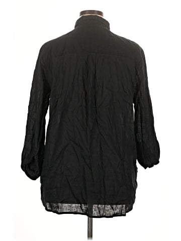 Gap 3/4 Sleeve Button-Down Shirt (view 2)