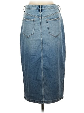 Lands' End Denim Skirt (view 2)