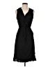 J.Crew 100% Polyester Solid Black Casual Dress Size M (petite) - photo 1