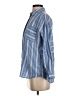 J.Jill Stripes Blue Long Sleeve Button-Down Shirt Size XS - photo 5