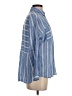 J.Jill Stripes Blue Long Sleeve Button-Down Shirt Size XS - photo 4