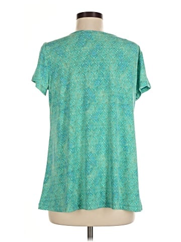 Susan Graver Short Sleeve Blouse (view 2)