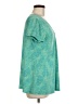 Susan Graver Teal Short Sleeve Blouse Size M (petite) - photo 4