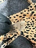 Unbranded Animal Print Gold Swimsuit Top Size S - photo 3