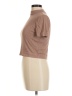 Babaton Brown Short Sleeve Turtleneck Size M - photo 5