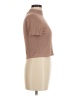 Babaton Brown Short Sleeve Turtleneck Size M - photo 4