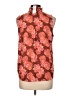 Ann Taylor LOFT 100% Polyester Brown Sleeveless Blouse Size L - photo 2