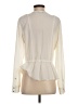 Bebe Ivory Long Sleeve Blouse Size S - photo 2
