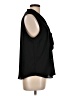 J.Crew Factory Store 100% Polyester Black Sleeveless Blouse Size L - photo 4