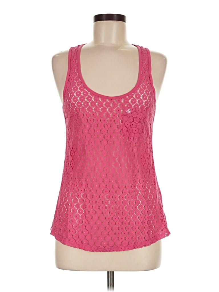 Pre-owned Jack Wills Tank Top Pink Halter Neckline Tops